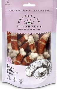 ΣΝΑΚ CELEBRATE FRESHNESS BACON CALCIUM BONE (100GR) ΣΝΑΚ CELEBRATE FRESHNESS BACON CALCIUM BONE (100GR)