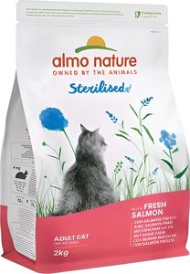 ΞΗΡΑ ΤΡΟΦΗ ΓΑΤΑΣ ALMO NATURE HOLISTIC STERILIZED ΣΟΛΩΜΟΣ (2KG)