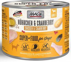 ΚΟΝΣΕΡΒΑ ΣΚΥΛΟΥ MACS ΚΟΤΟΠΟΥΛΟ & ΚΡΑΝΜΠΕΡΙ GRAIN FREE (200GR) ΚΟΝΣΕΡΒΑ ΣΚΥΛΟΥ MACS ΚΟΤΟΠΟΥΛΟ & ΚΡΑΝΜΠΕΡΙ GRAIN FREE (200GR)