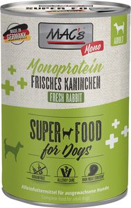 ΚΟΝΣΕΡΒΑ ΣΚΥΛΟΥ MACS GRAIN FREE MONO SENSITIVE ΚΟΥΝΕΛΙ (400GR) ΚΟΝΣΕΡΒΑ ΣΚΥΛΟΥ MACS GRAIN FREE MONO SENSITIVE ΚΟΥΝΕΛΙ (400GR)