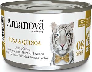 ΚΟΝΣΕΡΒΑ ΓΑΤΑΣ AMANOVA ΣΕ ΖΩΜΟ ΤΟΝΟ & ΚΙΝΟΑ (70GR) ΚΟΝΣΕΡΒΑ ΓΑΤΑΣ AMANOVA ΣΕ ΖΩΜΟ ΤΟΝΟ & ΚΙΝΟΑ (70GR)