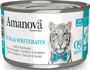 ΚΟΝΣΕΡΒΑ ΓΑΤΑΣ AMANOVA ΣΕ ΖΩΜΟ ΤΟΝΟ & ΜΑΡΙΔΑ (70GR) ΚΟΝΣΕΡΒΑ ΓΑΤΑΣ AMANOVA ΣΕ ΖΩΜΟ ΤΟΝΟ & ΜΑΡΙΔΑ (70GR)