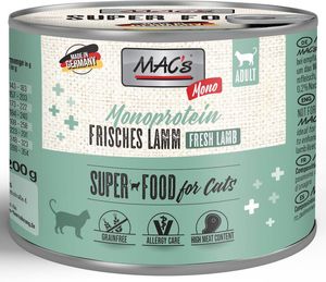 ΚΟΝΣΕΡΒΑ ΓΑΤΑΣ MACS SENSITIVE ΜΕ ΑΡΝΙ (200GR) ΚΟΝΣΕΡΒΑ ΓΑΤΑΣ MACS SENSITIVE ΜΕ ΑΡΝΙ (200GR)