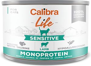 ΚΟΝΣΕΡΒΑ ΓΑΤΑΣ CALIBRA CAT LIFE CAN SENSITIVE ΑΡΝΙ (200GR)