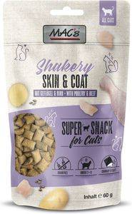 ΣΝΑΚ ΓΑΤΑΣ MACS SHAKERY SKIN & COAT ΠΟΥΛΕΡΙΚΑ & ΒΟΔΙΝΟ (60GR) ΣΝΑΚ ΓΑΤΑΣ MACS SHAKERY SKIN & COAT ΠΟΥΛΕΡΙΚΑ & ΒΟΔΙΝΟ (60GR)