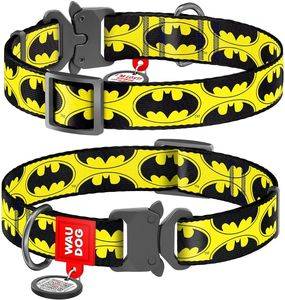 ΠΕΡΙΛΑΙΜΙΟ WAUDOG BATMAN LOGO METAL FASTEX (25MM / 31-49CM) ΠΕΡΙΛΑΙΜΙΟ WAUDOG BATMAN LOGO METAL FASTEX (25MM / 31-49CM)