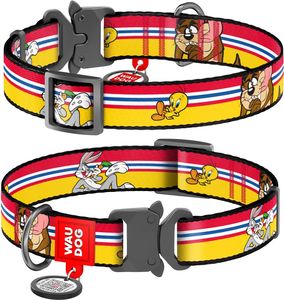 ΠΕΡΙΛΑΙΜΙΟ WAUDOG LOONEY 3 METAL FASTEX (20MM / 24-40CM) ΠΕΡΙΛΑΙΜΙΟ WAUDOG LOONEY 3 METAL FASTEX (20MM / 24-40CM)