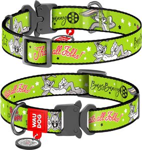 ΠΕΡΙΛΑΙΜΙΟ WAUDOG LOONEY 5 METAL FASTEX (20MM / 24-40CM) ΠΕΡΙΛΑΙΜΙΟ WAUDOG LOONEY 5 METAL FASTEX (20MM / 24-40CM)