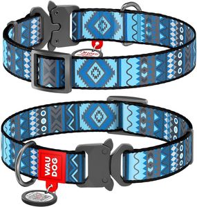 ΠΕΡΙΛΑΙΜΙΟ WAUDOG ETNO BLUE METAL FASTEX (25MM / 31-49CM) ΠΕΡΙΛΑΙΜΙΟ WAUDOG ETNO BLUE METAL FASTEX (25MM / 31-49CM)