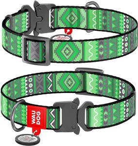 ΠΕΡΙΛΑΙΜΙΟ WAUDOG ETNO GREEN METAL FASTEX (15MM / 23-35CM) ΠΕΡΙΛΑΙΜΙΟ WAUDOG ETNO GREEN METAL FASTEX (15MM / 23-35CM)