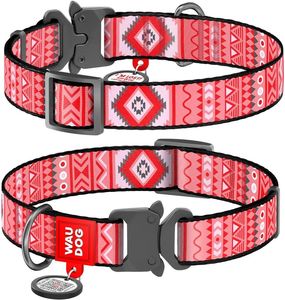 ΠΕΡΙΛΑΙΜΙΟ WAUDOG ETNO RED METAL FASTEX (15MM / 23-35CM) ΠΕΡΙΛΑΙΜΙΟ WAUDOG ETNO RED METAL FASTEX (15MM / 23-35CM)