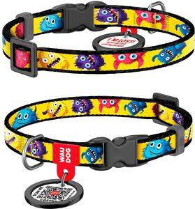 ΠΕΡΙΛΑΙΜΙΟ WAUDOG FURRY MONSTERS PLASTIC FASTEX M (20MM / 28-40CM) ΠΕΡΙΛΑΙΜΙΟ WAUDOG FURRY MONSTERS PLASTIC FASTEX M (20MM / 28-40CM)