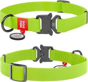 ΠΕΡΙΛΑΙΜΙΟ WAUDOG LIME GREEN METAL FASTEX (25MM / 31-49CM) ΠΕΡΙΛΑΙΜΙΟ WAUDOG LIME GREEN METAL FASTEX (25MM / 31-49CM)