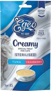 ΦΑΚΕΛΑΚΙ EGEO CREAMY STERILISED ΤΟΝΟΣ ΜΕ CRANBERRY (75GR) ΦΑΚΕΛΑΚΙ EGEO CREAMY STERILISED ΤΟΝΟΣ ΜΕ CRANBERRY (75GR)