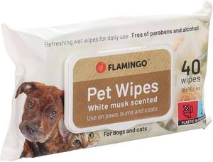 ���������� ���������� FLAMINGO PET WIPES NEUTRAL (40TMX)