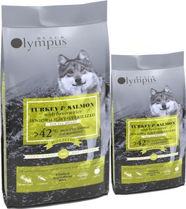 ����� ������ BLACK OLYMPUS SENIOR LIGHT STERILIZED ���������,������� & ������� ���� 12KG & 2KG ����