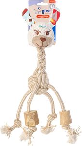 �������� ������ GLEE LAMA BALL ROPE WITH COFFEE WOOD (38X10CM)
