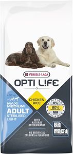 ����� ������ OPTI LIFE ADULT LIGHT STERILISED MEDIUM MAXI ��������� ���� (12,5KG)