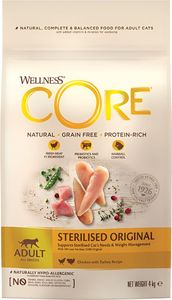 ����� ����� WELLNESS CORE STERILIZED ��������� & ��������� (4KG)