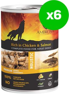 ��������� AMBROSIA ADULT ��������� ������ & ������� (6��� X 395GR)