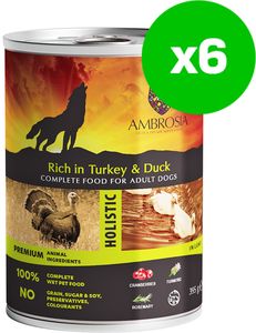 ��������� AMBROSIA ADULT ��������� ����� & CRANBERRY (6��� X 395GR)