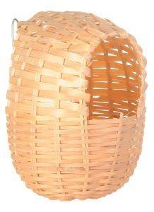 TRIXIE ΦΩΛΙΑ ΠΟΥΛΙΩΝ TRIXIE EXOTIC NEST BAMBOO ΜΕΣΑΙΑ (11X12CM)