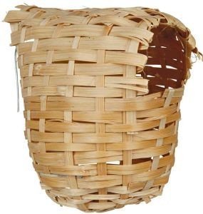 TRIXIE ΦΩΛΙΑ ΠΟΥΛΙΩΝ TRIXIE EXOTIC NEST BAMBOO ΜΕΓΑΛΗ (12X15CM)