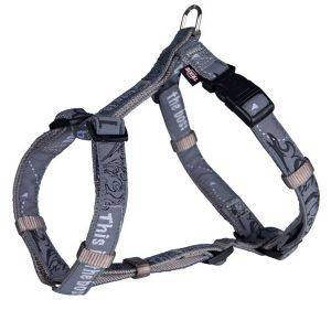  TRIXIE MODERN ART THIS IS THE BOSS H-HARNESS L-XL