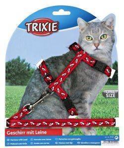 ΣΕΤ ΓΑΤΑΣ TRIXIE HARNESS WITH LEAD ΜΕ ΣΧΕΔΙΟ ΓΑΤΑΚΙΑ 27-46CM ΚΟΚΚΙΝΟ ΣΕΤ ΓΑΤΑΣ TRIXIE HARNESS WITH LEAD ΜΕ ΣΧΕΔΙΟ ΓΑΤΑΚΙΑ 27-46CM ΚΟΚΚΙΝΟ