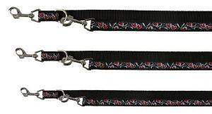  TRIXIE MODERN ART HEARTS ADJUSTABLE LEAD M-L