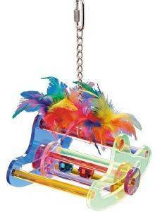 ΤΡΑΜΠΑΛΑ ΓΙΑ ΠΑΠΑΓΑΛΟ NOBBY ΠΟΛΥΧΡΩΜΗ  15 X 12 X 9 CM ΤΡΑΜΠΑΛΑ ΓΙΑ ΠΑΠΑΓΑΛΟ NOBBY ΠΟΛΥΧΡΩΜΗ  15 X 12 X 9 CM