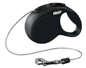 FLEXI ΟΔΗΓΟΣ FLEXI CLASSIC ΜΑΥΡΟ 8KG 3M XSMALL