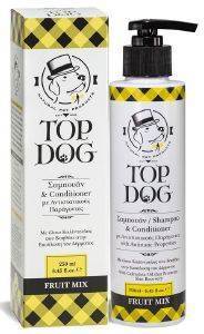 TOP DOG ΣΑΜΠΟΥΑΝ ΣΚΥΛΟΥ TOP DOG ΦΥΤΙΚΟ FRUIT MIX 250ML