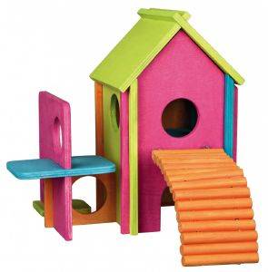 ΣΠΙΤΙ ΞΥΛΙΝΟ TRIXIE ΜΕ ΣΚΑΛΑΚΙΑ ΠΟΛΥΧΡΩΜΟ 22Χ25Χ25CM ΣΠΙΤΙ ΞΥΛΙΝΟ TRIXIE ΜΕ ΣΚΑΛΑΚΙΑ ΠΟΛΥΧΡΩΜΟ 22Χ25Χ25CM