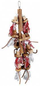 ΚΡΕΜΑΣΤΟ ΠΑΙΧΝΙΔΙ ΚΛΟΥΒΙΟΥ TRIXIE NATURAL ΜΕ ΣΧΟΙΝΙ ΚΑΙ ΔΕΡΜΑ 45CM ΚΡΕΜΑΣΤΟ ΠΑΙΧΝΙΔΙ ΚΛΟΥΒΙΟΥ TRIXIE NATURAL ΜΕ ΣΧΟΙΝΙ ΚΑΙ ΔΕΡΜΑ 45CM