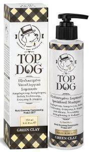 TOP DOG ΣΑΜΠΟΥΑΝ ΣΚΥΛΟΥ TOP DOG ΦΥΤΙΚΟ GREEN CLAY 250ML