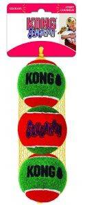   KONG SQUEAKAIR BALLS MEDIUM 3TMX