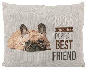 ΜΑΞΙΛΑΡΙ TRIXIE CHIPO FRENCH BULLDOG ΓΚΡΙ 60X48CM ΜΑΞΙΛΑΡΙ TRIXIE CHIPO FRENCH BULLDOG ΓΚΡΙ 60X48CM