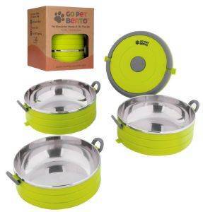 ΜΠΟΛ GO PET TRAVEL BENTO BOX ΠΡΑΣΙΝΟ 3ΤΜΧ (450 ML) ΜΠΟΛ GO PET TRAVEL BENTO BOX ΠΡΑΣΙΝΟ 3ΤΜΧ (450 ML)