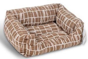 ΚΡΕΒΑΤΙ ΣΚΥΛΟΥ GLEE LINES MOCHA 55X45X18CM ΚΡΕΒΑΤΙ ΣΚΥΛΟΥ GLEE LINES MOCHA 55X45X18CM