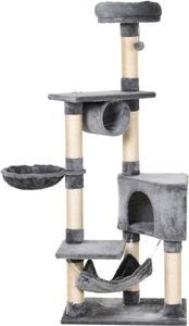 ΟΝΥΧΟΔΡΟΜΙΟ ΓΑΤΑΣ PAWHUT ΔΕΝΤΡΟ ΓΚΡΙ 60X40X154CM ΟΝΥΧΟΔΡΟΜΙΟ ΓΑΤΑΣ PAWHUT ΔΕΝΤΡΟ ΓΚΡΙ 60X40X154CM