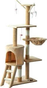 ΟΝΥΧΟΔΡΟΜΙΟ ΓΑΤΑΣ PAWHUT ΔΕΝΤΡΟ ΜΠΕΖ 50X35X131CM ΟΝΥΧΟΔΡΟΜΙΟ ΓΑΤΑΣ PAWHUT ΔΕΝΤΡΟ ΜΠΕΖ 50X35X131CM