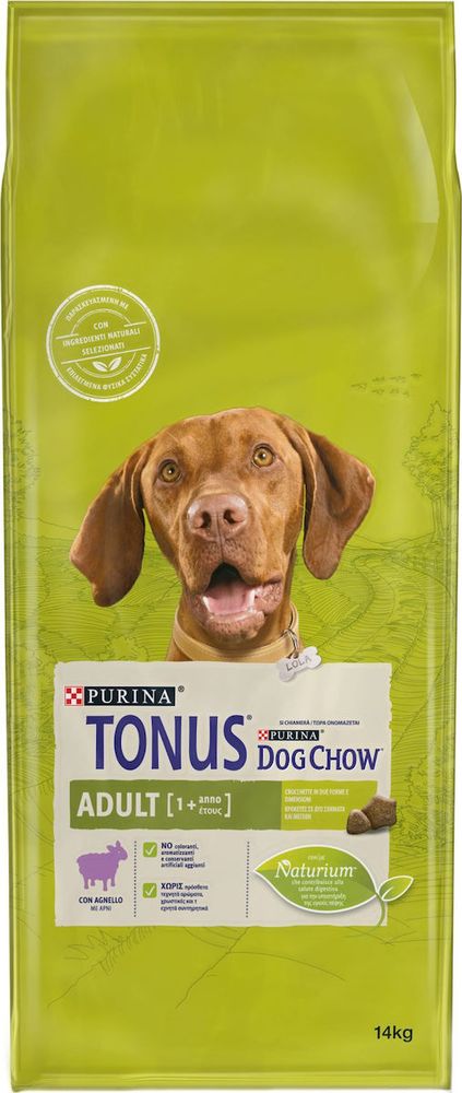 ΤΡΟΦΗ TONUS ADULT ΜΕ ΑΡΝΙ - ΡΥΖΙ 14KG