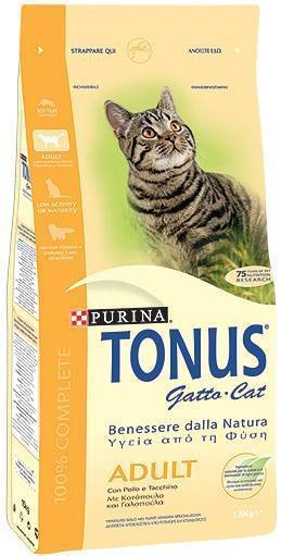 TONUS ΤΡΟΦΗ TONUS CAT ADULT ΜΕ ΚΟΤΟΠΟΥΛΟ ΚΑΙ ΓΑΛΟΠΟΥΛΑ 1.5KG