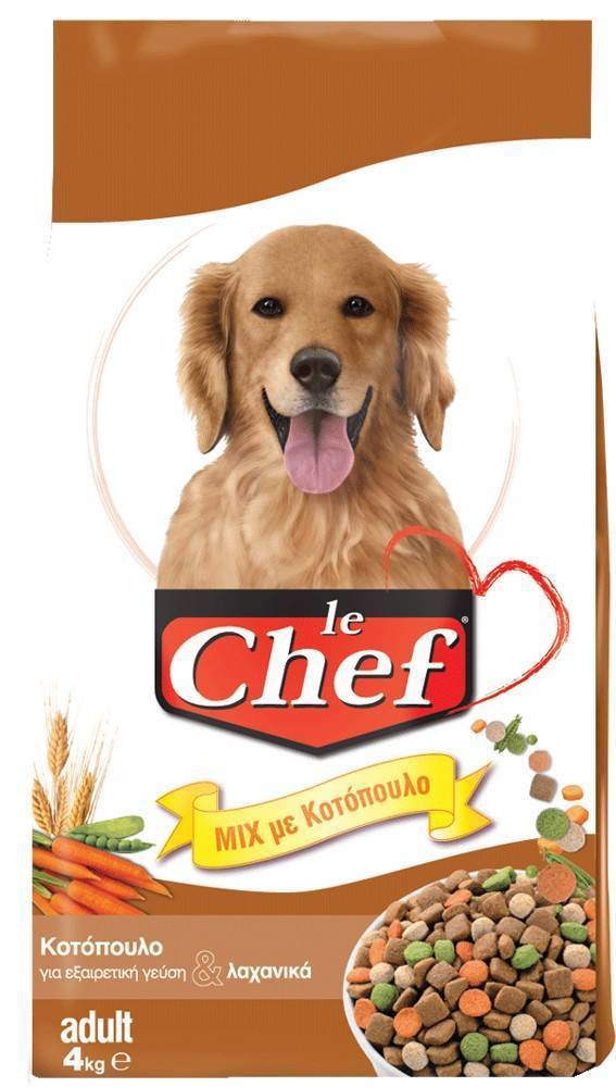 LE CHEF ΤΡΟΦΗ ΣΚΥΛΟΥ LE CHEF MIX ΚΟΤΟΠΟΥΛΟ 15KG