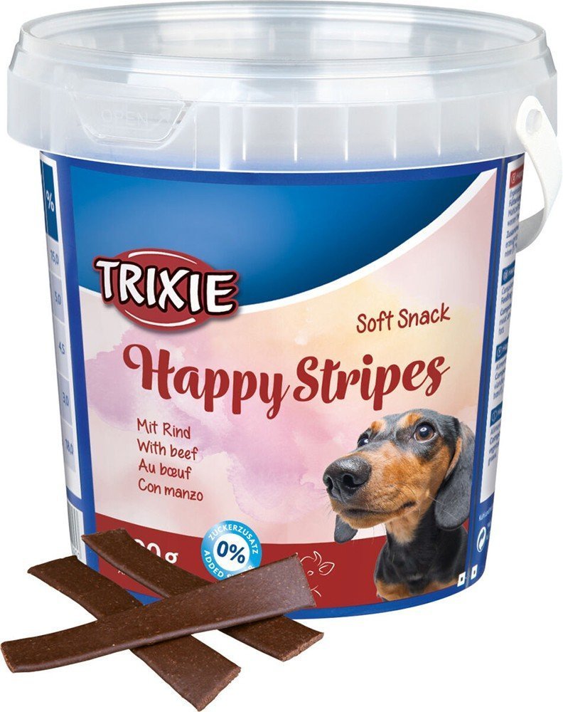 TRIXIE ΣΝΑΚΣ ΤRIXIE SOFT SNACK STRIPES ΜΟΣΧΑΡΙ (500GR)