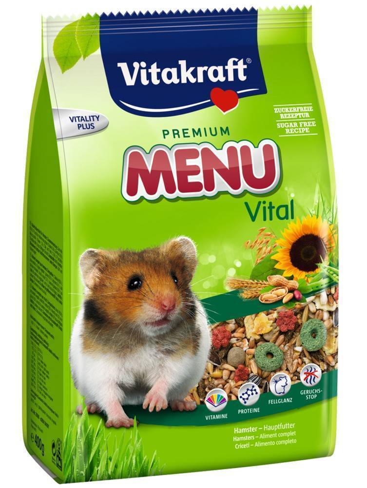 ΤΡΟΦΗ ΓΙΑ ΧΑΜΣΤΕΡ VITAKRAFT MENU VITAL PREMIUM 1KG