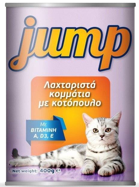 ΚΟΝΣΕΡΒΑ ΓΑΤΑΣ JUMP ΚΟΤΟΠΟΥΛΟ 400GR