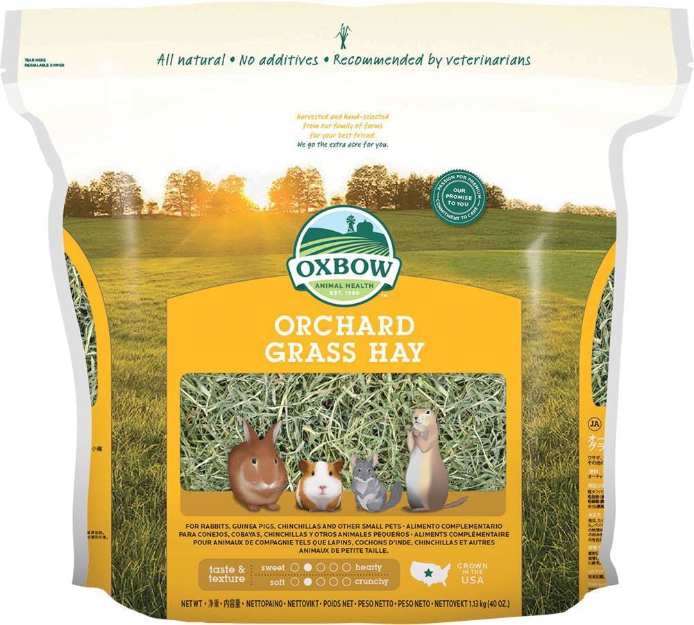 ΧΟΡΤΟ ΓΙΑ ΤΡΩΚΤΙΚΑ OXBOW ORCHARD GRASS HAY 1.13KG