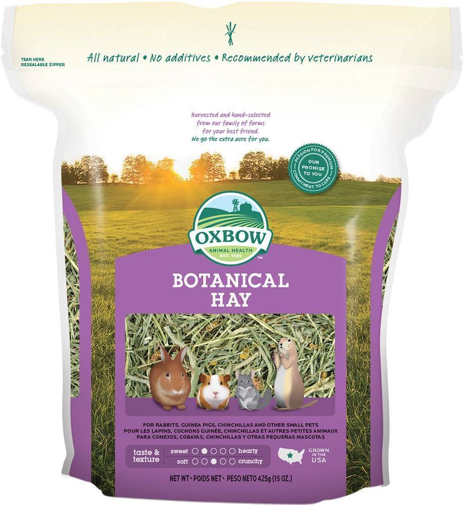 ΧΟΡΤΟ ΓΙΑ ΤΡΩΚΤΙΚΑ OXBOW BOTANICAL HAY 425GR